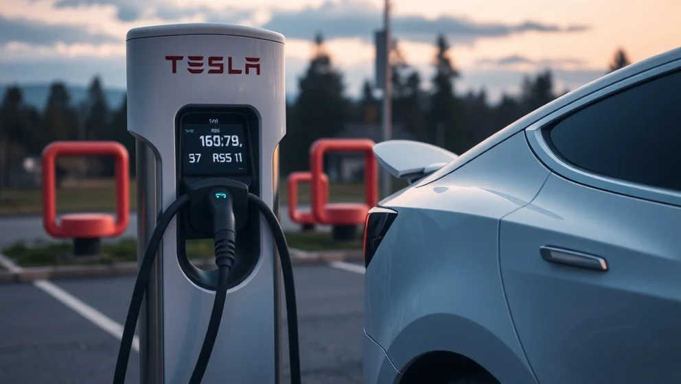 Tesla Supercharger pris per kWh