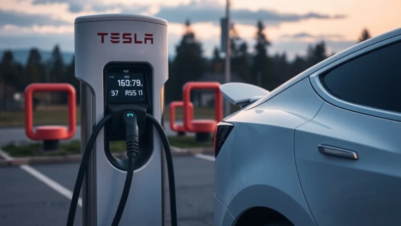 Tesla Supercharger pris per kWh