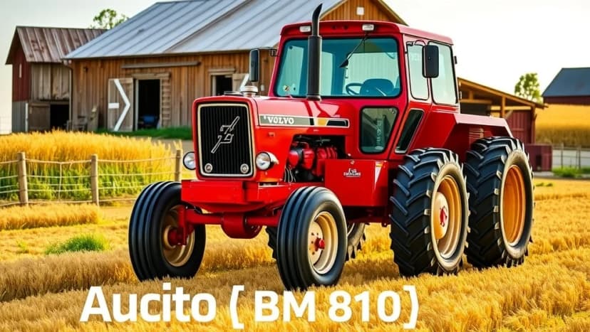 Volvo BM 810 traktor och dess historia