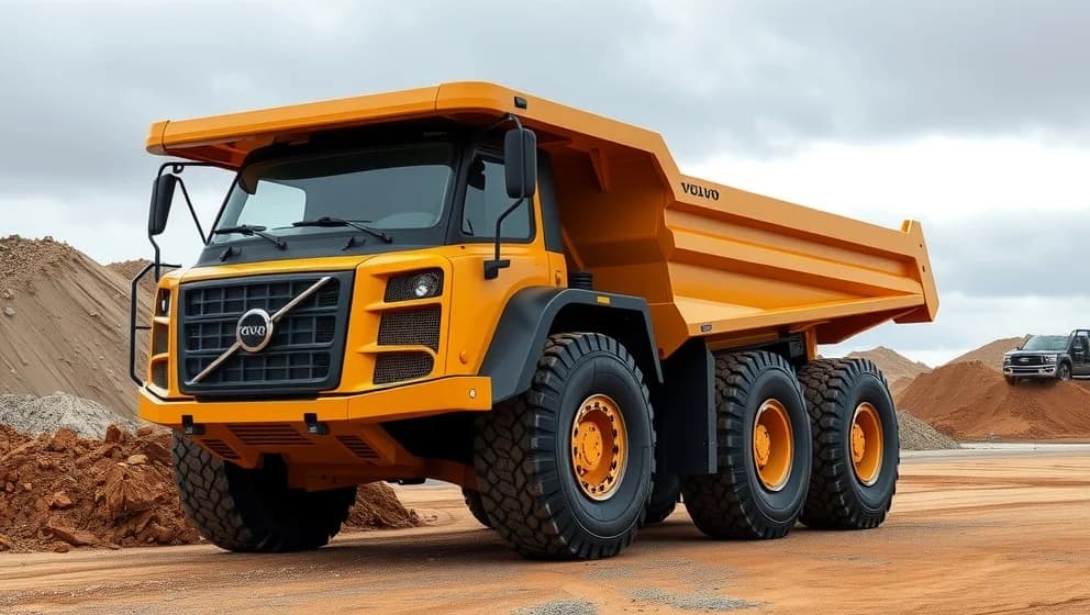 Volvo dumper för professionellt arbete
